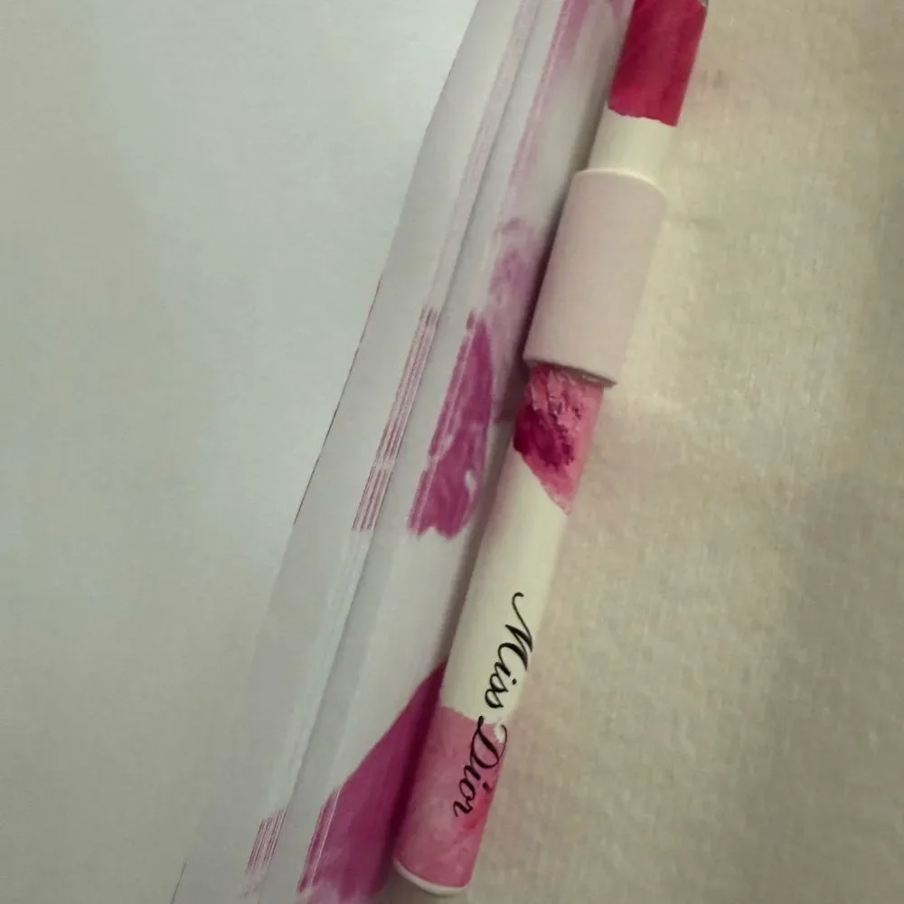 Brand New Miss Dior notebook with Pink Ribbon